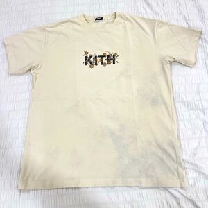 Kith Beige Size Medium Logo Tee